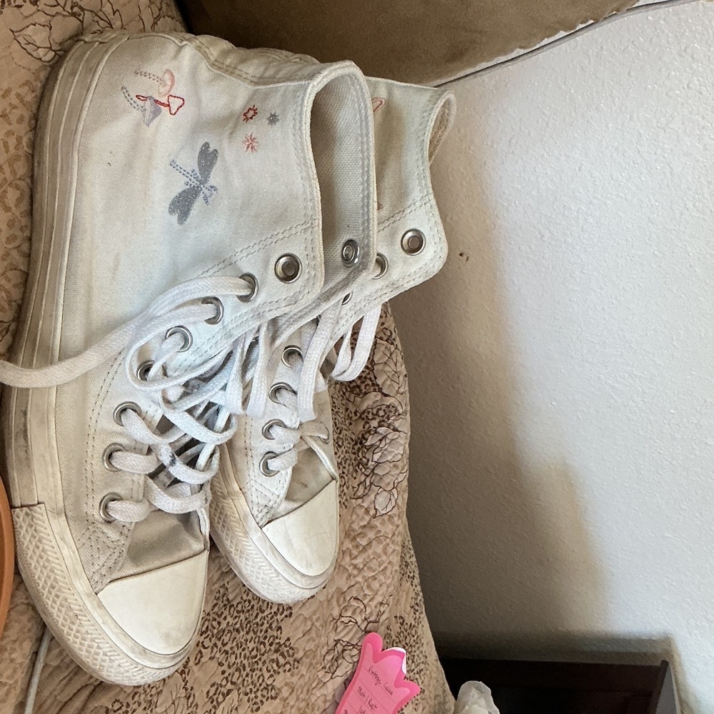 Womens Converse Chuck Taylor All Star Enchanted Garden High Top Embroidery S 9